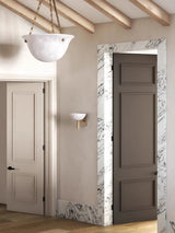 MarbleLuxe - Lyxig Antik Marmor Vägglampa för Sovrum och Vardagsrum Carvallo