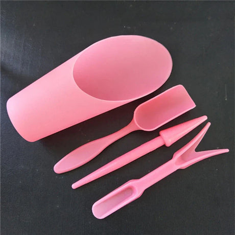 Carvallo Mini Trädgårdsverktyg Set | 4-delat set för balkong & inomhusväxter | För omplantering, sådd & plockning Carvallo