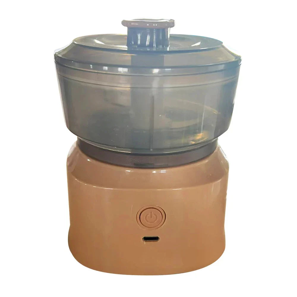 Carvallo | Mini Trådlös Elektrisk Vitlökshackare | 350 ml | USB-laddningsfunktion | För Kött, Grönsaker & Puréer Carvallo