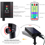 Carvallo Lichterkette 100M LumiSol ProLine | 8 Lägen | IP65 Vattentät | Extra ljusa LEDs | Fjärrkontroll & Snabbladdning | För Trädgård, Bröllop & Jul Carvallo