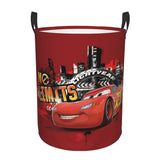 Bilar Lightning McQueen Tvättkorg – Rymlig och Fällbar Korg för Kläder Carvallo
