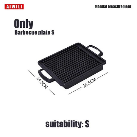 Carvallo Bärbar Kolgrill | Koreansk Bordgrill för Utomhus & Hem | Återanvändbar & Kompakt | Ideal för BBQ & Camping Carvallo