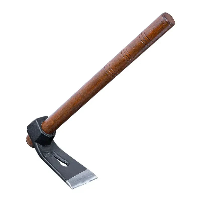 Carvallo Handhacke för trädgårdsarbete | Smidesjärn & Aokaholz | Ogräsrensning, Gräva & Nagelutdragning | 30 cm Carvallo
