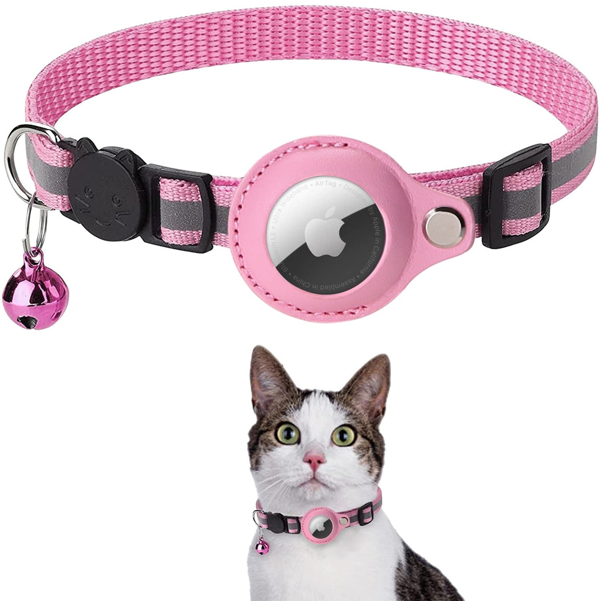 Airtag halsbandshållare-Animals-Hemnix-Rosa-Hemnix