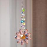 Carvallo-Suncatcher LumiMargarita | K9-Daisy-Regnbågsfångare | Fönster- & Trädgårdsdekoration | 32 cm | Gåvoidé för Hemmet Carvallo