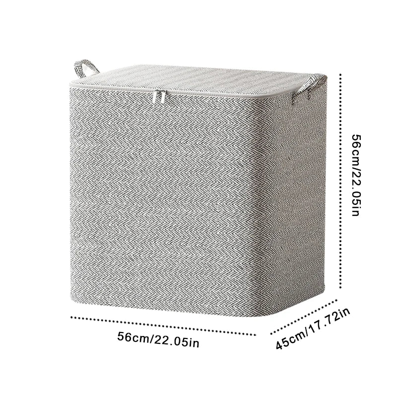 Carvallo VarioFold | Dammtätig & med fönster | Stor kapacitet | Textilförvaringsbox Carvallo