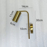 NordicLuxe - Guld Vägglampor Modern Sovrum Lampa för Läsning Carvallo