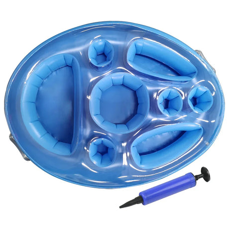 Carvallo | Uppblåsbar dryckeshållare pool | Anti-tipp design | För burkar & flaskor Carvallo