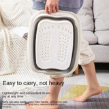 Carvallo Fällbar fotbadkar med massagefunktion | Platsbesparande & robust | För fotvård, pedikyr & avkoppling hemma Carvallo