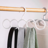 Carvallo Multifunktionell klädhängare | Stabil byx- och sjalhänger i plast | Utrymmessparande & Robust – 1 styck Carvallo