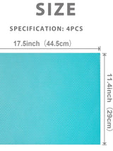 Carvallo FreshLiner | 29×45 cm | EVA-skärmatta | BPA-fri | För kylskåp, låda & hylla Carvallo