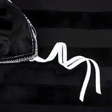 LuxSleep sängkläder set - 3-delat lyxigt randigt sängkläder set [sängkläder med dragkedja, örngott] Carvallo