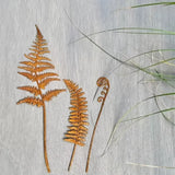 Carvallo Rostdeko Bladskulptur | Metallträdgårdsstake för utomhus & inomhus | Väderbeständig & stilfull | Höstdekoration för trädgård & hem Carvallo