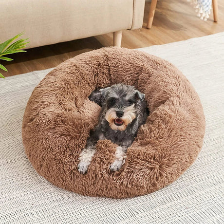 Super Soft Round Pet Bed – Plush, Cozy & Comfortable for Cats & Dogs Carvallo