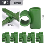 Carvallo Connect | 15-pack krysskopplingar för växtstöd | För .8–2.0 cm stänger | Justerbara klämmor för spaljéer & växtstöd Carvallo