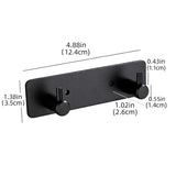 Carvallo Väggkrok Hookora | Rostfritt stål 304 borstade | Utan borrning | Lastkapacitet upp till 3 kg | Vattentät & Rostfri Carvallo