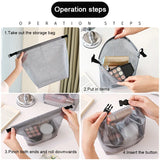 Carvallo Förvaringsväska DryStow | Hållbart nylon | Stort öppning & bärrem | I 2 storlekar – Grå eller Vit Carvallo