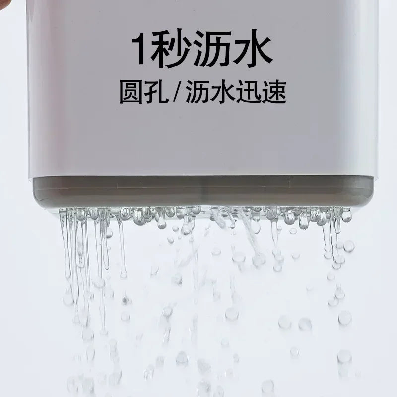 Carvallo CompactRack diskställ med droppskål | Kompakt köksorganisatör för diskho & arbetsyta Carvallo