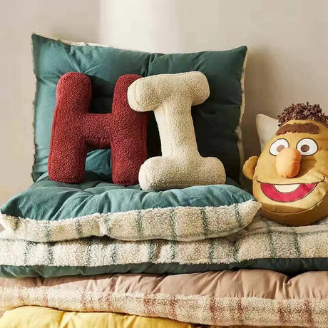 Alphabet Design Sofa Cushion MILA Sverige
