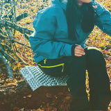 Carvallo Outdoor Sitt- och liggkuddar Set | Uppblåsbar matta med bärväska | För camping, strand och vandring | 4 årstider lämplig Carvallo