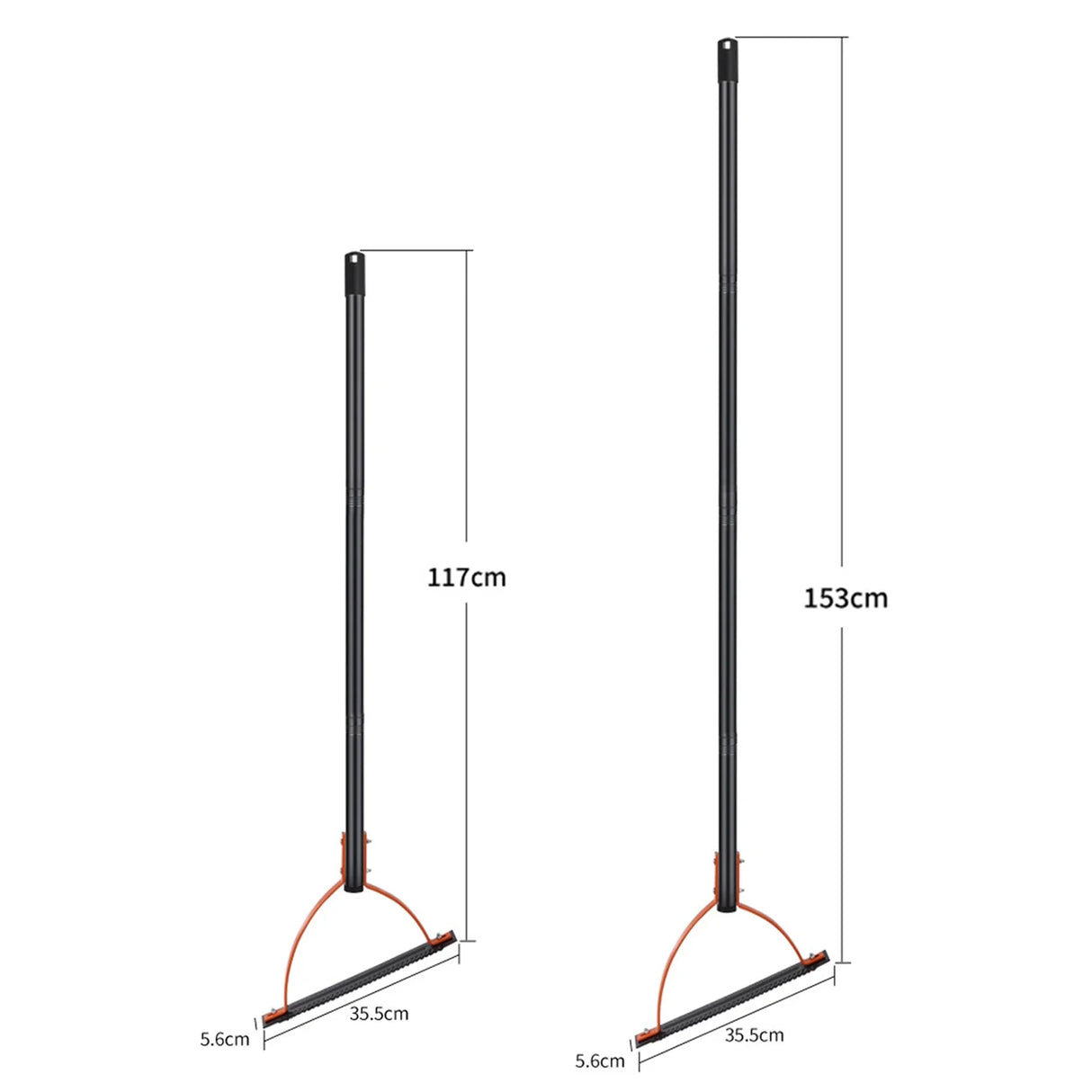Carvallo gräskantskärare manuell | Dubbelblad av manganstål | 120–160 cm handtag | För högt gräs & ogräs Carvallo