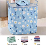 Carvallo Fällbar Förvaringsväska med stor kapacitet | För kläder, sängkläder & filtar | Platsbesparande organisatör Carvallo