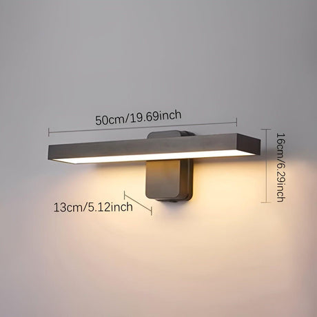 AquaGuard Light - Vattentät Roterande LED-vägglampa Carvallo