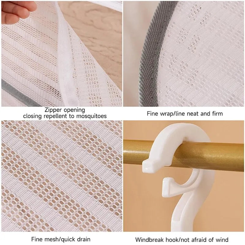 Carvallo Hängande Torkställ | 3 Nivåer | Fällbar & Platsbesparande | För Kryddor, Kläder & Livsmedel Carvallo