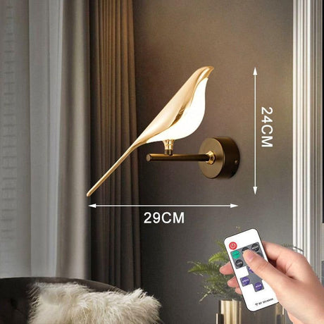 BirdGlow Light - Svängbara LED-vägglampor för hemmet Carvallo