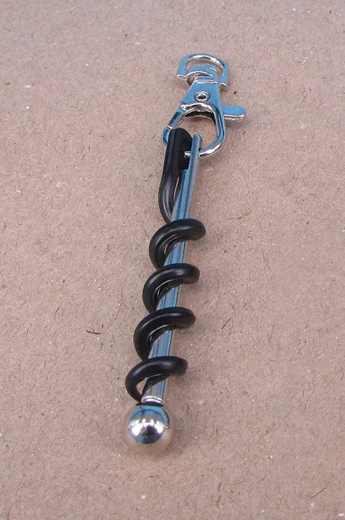 Carvallo Mini Korkskruv med nyckelring | Rostfri flasköppnare för vin & utomhus | Ultralätt & multifunktionell för camping & resor Carvallo