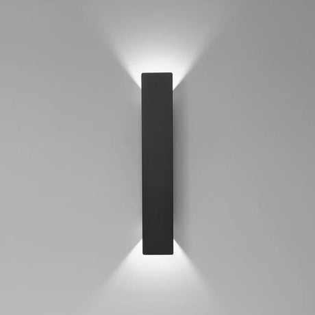 Utomhus Svart LED Vägglampa Aluminium Modern Carvallo
