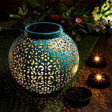 Carvallo 6-pack Sol-ersättningslock för trädgårdslampor | Ø 7 cm | LED-lampor med solpanel | Vattentät & Automatisk Carvallo