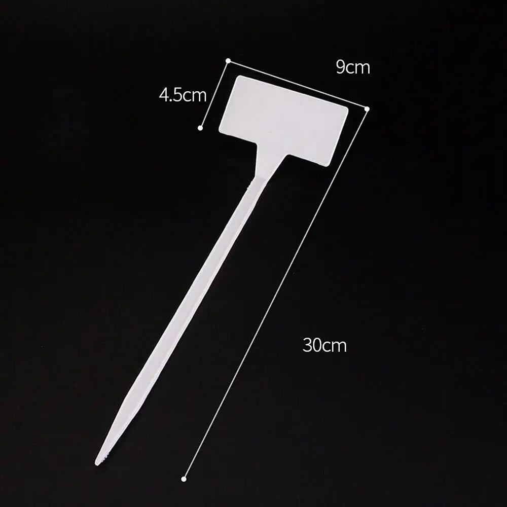 Carvallo EasyTag växtskyltar 10-pack | Insatsetiketter i plast | Återanvändbara & väderbeständiga | För rabatt, kruka & växthus Carvallo