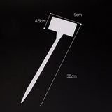 Carvallo EasyTag växtskyltar 10-pack | Insatsetiketter i plast | Återanvändbara & väderbeständiga | För rabatt, kruka & växthus Carvallo