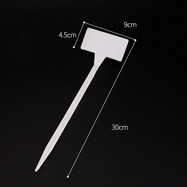 Carvallo EasyTag växtskyltar 10-pack | Insatsetiketter i plast | Återanvändbara & väderbeständiga | För rabatt, kruka & växthus Carvallo