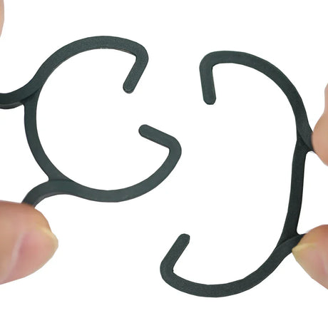 Carvallo Max | 100-pack växtklipp i 2 storlekar | För tomater, klätterrosor & grönsaker | UV-beständiga Carvallo