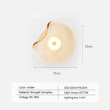 GlasLicht - LED Vägglampa Sovrum Sänglampa Vardagsrumsdekoration Carvallo