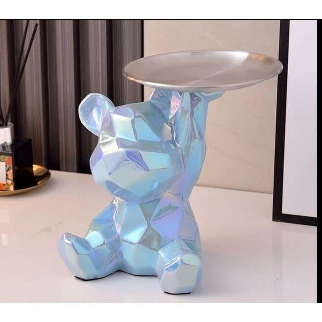 Geometric Bear - Intelligent Spara Keramik Galvanik Björn Staty Carvallo