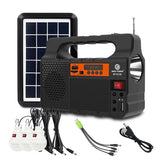 Carvallo-Multifunktionsgerät Solariq Pro | Ljus, Powerbank, Radio & Bluetooth-Högtalare | Inkl. 3 LED-lampor & Solarpanel-anslutning Carvallo