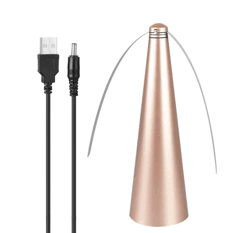 Carvallo Naturguard Fluginsektsbekämpning Bordsfläkt | 360° roterande insektsförsvar fläkt | Tyst & Säkert | För utomhus, camping, picknick Carvallo