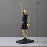 Basketbollspelare Heminredning Ornament för Sportentusiaster Carvallo