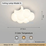 WhiteCloud - Modern LED Vägglampa för Barnrum och Sovrum Carvallo