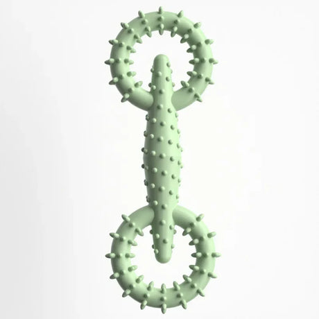 Carvallo Hundtuggleksak | Dubbelt-ring design | Tandvård & Bittålig | 16x5,8 cm | TPR Carvallo