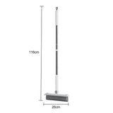 Carvallo FlexiClean 2-i-1 | Silikonborste & Squeegee | Långt handtag | Streckfri renhet Carvallo