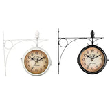 RetroTime - Vintage dubbelsidig väggklocka MILA Sverige