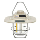 Carvallo LED campinglampa Lumora RetroLite | Uppladdningsbar | Justerbart ljus | Vintage-design | Väderbeständig & USB-laddning Carvallo