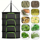 Carvallo Växttork nät | 4–8 nivåer | Fällbar & Vattentålig | Med tillbehör & Bärväska Carvallo