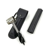 Carvallo Handbohrer FerroDrill | Utomhus överlevnadsverktyg | Robust kolstål | 16,5 cm Carvallo