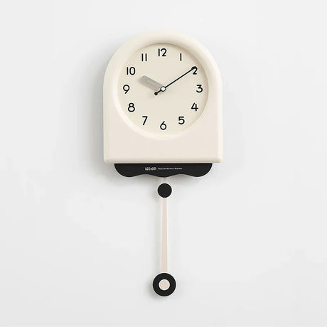 CremePendulum - Koreansk Stil Väggklocka med Modernt Design Carvallo