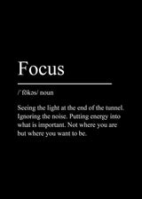 Success & Focus – Minimalistisk Motivationsposter på Canvas Hemnix